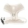 La La Pet Cute Small Dog Harness with Velvet Leash Mesh Padded Vest Harness for Walking Small Medium Dogs and Cats Beige M