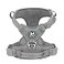 PoyPet No Pull Dog Harness No Choke Reflective Dog Vest Adjustable Pet Harnesses with 2 Leash Attachments with Easy Control Padded Handle for Small Medium Large DogsGrayS