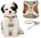 KOOLTAIL Dog Harness for Small Medium DogsDog Harness and Leash Set Step in No Pull Soft Mesh Padded Adjustable and Reflective Pet Vest Harness Puppy Plaid Extra Harness for XS S Dogs Beige S