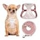 Puppytie No Pull Small Dog Harness with Multifunction Dog LeashLightweight Soft Adjustable No Choke Escape Proof Pet Harness Vest Pet Harness VestGlossy PinkS