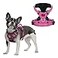 Tuff Pupper No Pull Easy Walk Dog Harness Heavy Duty Pet Vest Front Back Leash Clips Strong Safety Handle Reflective Anti Pull Vest Comfortable Padded Escape Proof Harness Small Pink