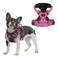 Tuff Pupper No Pull Easy Walk Dog Harness Heavy Duty Pet Vest Front Back Leash Clips Strong Safety Handle Reflective Anti Pull Vest Comfortable Padded Escape Proof Harness Small Pink