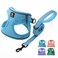 BELLAPAL BELLA PAL Step in Vest Harness for Small and Medium Dogs No Pull Small Dog Harness with Leash Set Comfortable Air Mesh Dog Vest Harness with Reflective Strip Sky Blue M
