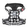 PoyPet No Pull Dog Harness Neck Release Reflective Adjustable No Choke Pet Vest with Front Back 2 Leash Attachments Soft Control Training Handle for Small DogsGridS