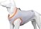 SGODA Dog Cooling Vest Harness Cooler Jacket Grey Orange Small
