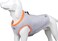 SGODA Dog Cooling Vest Harness Cooler Jacket Grey Orange Small