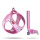 Curli Vest Harness curli Clasp AirMesh PinkCircles 2XS Leash M
