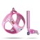 Curli Vest Harness curli Clasp AirMesh PinkCircles 2XS Leash M