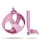 Curli Vest Harness curli Clasp AirMesh PinkCaro XS Leash M