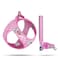 Curli Vest Harness curli Clasp AirMesh PinkCaro XS Leash M