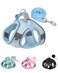 SOLMOONY Dog Harness for Small Medium Large Dogs No Pull Puppy and Leash Set Dogs Step in Harness mesh Harness Bule XS
