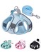 Solmoony Dog Harness for Small Medium Large Dogs No Pull Puppy and Leash Set Dogs Step in Harness mesh Harness Bule S