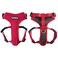 DJANGO Adventure Dog Harness Stylish and Durable Small Dog Harness for Outdoor Adventures and Everyday Wear Red Neoprene Adjustable Harness for Dogs with Reflective Piping Solid Brass DRing