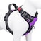 PHOEPET Reflective Dog Harness Large Breed Adjustable No Pull Vest with Handle 2 Metal Rings 3 Buckles Easy to Put on Take OffXL Purple