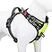 PHOEPET Reflective Dog Harness Large Breed Adjustable No Pull Vest with Handle 2 Metal Rings 3 Buckles Easy to Put on Take OffXL Green