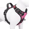 PHOEPET No Pull Dog Harness Medium Reflective Front Clip Vest with HandleAdjustable 2 Metal Rings 3 BucklesEasy to Put on Take OffM Pink