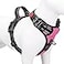 PHOEPET Reflective Dog Harness Large Breed Adjustable No Pull Vest with Handle 2 Metal Rings 3 Buckles Easy to Put on Take OffXL Pink