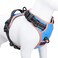 PHOEPET 2019 No Pull Dog Harness Medium Reflective Front Clip Vest with HandleAdjustable 2 Metal Rings 3 BucklesEasy to Put on Take OffM Blue