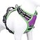 PHOEPET 2019 Reflective Dog Harness Large Breed Adjustable No Pull Vest with with Handle 2 Metal Rings 3 Buckles Easy to Put on Take OffXL Purple