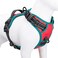 PHOEPET 2019 Reflective Dog Harness Large Breed Adjustable No Pull Vest with with Handle 2 Metal Rings 3 Buckles Easy to Put on Take OffXL Red
