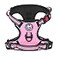 PoyPet No Pull Dog Harness Release on Neck Reflective Adjustable No Choke Pet Vest with Front Back 2 Leash Attachments Soft Control Training Handle for Small Medium Large DogsLight PinkM