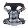 PoyPet No Pull Dog Harness Release on Neck Reflective Adjustable No Choke Pet Vest with Front Back 2 Leash Attachments Soft Control Training Handle for Small Medium Large DogsHoundstoothXS