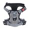 PoyPet No Pull Dog Harness Release on Neck Reflective Adjustable No Choke Pet Vest with Front Back 2 Leash Attachments Soft Control Training Handle for Small Medium Large DogsHoundstoothXS