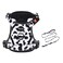 Petmolico No Pull Dog Harness and Leash Set No Choke 4 Leash Attchments Easy Control Handle Soft Padded Reflective Vest Dog Harness for XS Dog Breed Cow Pattern XS