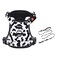 Petmolico No Pull Dog Harness and Leash Set No Choke 4 Leash Attchments Easy Control Handle Soft Padded Reflective Vest Dog Harness for XS Dog Breed Cow Pattern XS