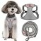 Puppytie No Pull Dog Harness with Multifunction Dog LeashSoft Adjustable No Choke Escape Proof Pet Harness VestKnitted BlackWhiteXXS