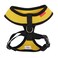 Puppia Soft Dog Harness No Choke OverTheHead Triple Layered Breathable Mesh Adjustable Chest Belt and QuickRelease Buckle Yellow Large