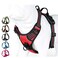 JUXZH Truelove No Pull Dog Harness with Easy Control Handle and 2 Leash AttachmentsReflective Adjustable Pet Vest