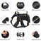 EXCELLENT ELITE SPANKER Tactical Dog Harness Military Service Dog Harness NoPull Working Dog Vest Adjustable Training Vest Patrol Harness with Handle for Small Medium Large DogsBlackM
