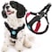 Gooby Sporty Escape Free Harness Medium Black Neoprene NoPull 4Point Adjustment for Small Dogs up to 35 lbs