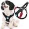 Gooby Sporty Escape Free Harness Medium Black Neoprene NoPull 4Point Adjustment for Small Dogs up to 35 lbs