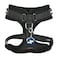 Puppia Soft Superior Dog Harness Air Mesh OverTheHead All Season No Pull No Choke Walking Training Adjustable Neck Chest for Small Medium Dog Black L