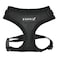 Puppia Soft Superior Dog Harness Air Mesh OverTheHead All Season No Pull No Choke Walking Training Adjustable Neck Chest for Small Medium Dog Black L