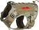 ONETIGRIS Tactical Dog Harness Vest with Handle Military Dog Harness for Large Medium DogsNoPull Service Dog Vest with Hook Loop PanelsAdjustable Dog Vest Harness for Walking Hiking TrainingCamo