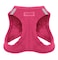 Best Pet Supplies All Weather Plush Reflective No Pull Harness for Small Medium Dogs Cats Secure with Hook Loop Fastener Buckle Double DRings Fuchsia Corduroy M