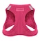 Best Pet Supplies All Weather Plush Reflective No Pull Harness for Small Medium Dogs Cats Secure with Hook Loop Fastener Buckle Double DRings Fuchsia Corduroy M