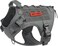 OneTigris Tactical Dog Harness VestNoPull Service Dog Vest with Hook Loop PanelsAdjustable Dog Vest Harness for Walking Hiking TrainingGreyXS