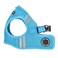 Puppia Soft Vest Dog Harness No Choke Stepin Reflective Triple Layered Breathable Mesh for Small and Medium Dog Sky Blue Small