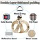 Matilor Dog Harness Stepin Breathable Puppy Cat Dog Vest Harnesses for Small Medium Dogs
