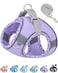 Petank Dog Harness for Small Medium Dogs No Pull Puppy Harness and Leash Set Step in Dog Harness for Walking Running Training Small Dog Vest Medium Dog Vest Purple XXS