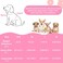 Lukovee No Pull Puppy Harness and Leash Set Adjustable Lightweight Soft Suede Pet Harness Vest with Snap Buckle 51in Leash for Small Medium Dogs PinkXXS