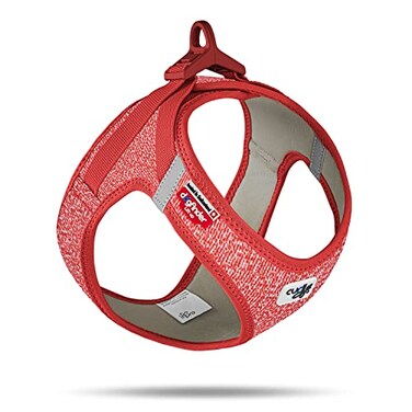 Curli Vest Harness Merino curli Clasp Red 3XS