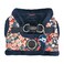 Puppia Gianni Vest Dog Harness Stepin Warm Winter Flower Pattern for Small and Medium Dog Navy Small