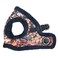 Puppia Gianni Vest Dog Harness Stepin Warm Winter Flower Pattern for Small and Medium Dog Navy Small