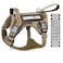 WINSEE Tactical Dog Harness No Pull Dog Harness for Medium Large Dogs with Handle Molle Military Service Dog Vest Harness in Training Pet Harness for Small Dogs