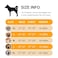IVYLANE IVYLANE No Pull Dog Harness for Large Dogs Dog Vest Harness with Leash Safety Belt and Storage Strap Fully Adjustable Harness 360 Reflective Strip Soft Handle Orange L